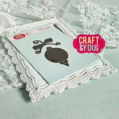 Craft & You Design Cutting Dies - Weihnachtskugel